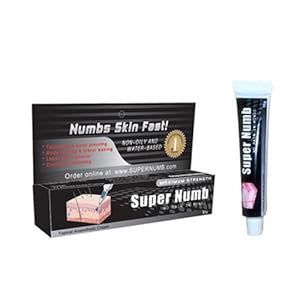 Super Numb 1x10g Tubes Strong Quality Tattoo Numbing Cream Anesthetic