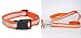 Kitchen & Housewares : 16 INCH - ORANGE - Reflective Stripe Safety Dog COLLAR & LEAD SET