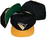 Pittsburgh Penguins Two Tone Snapback Adjustable Snap Back Hat / Cap