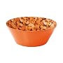 PT Bowl Cashew Nuts Print Melamine Orange Base 14.5 cm Diameter