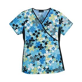 Scrubs - Cherokee Flex-I-Bles Bellissimo Mock Wrap Scrub Top