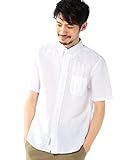 (コーエン) COEN リネンシャンブレー半袖ボタンダウンシャツ 75156166000 156166000 01 White L