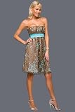 Animal Print Tube Dresses