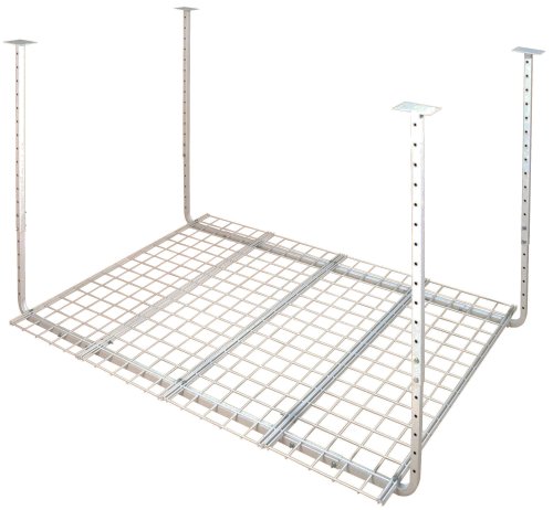 HyLoft 175 60-Inch by 45-Inch Pro Ceiling Mount Shelf, White