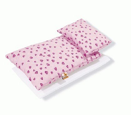 Childrens Toyshop  Spielwaren : Pinolino 28350-7 - Bettzeug für Puppenbetten, 3-teilig