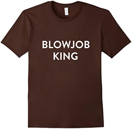 Men's BlowJob2 King Gay's Tee Medium Brown