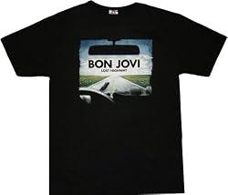 Bon Jovi Lost Highway Tour Black T-shirt Tee