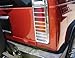 Hummer H2 Chrome Tail Light Guards / Covers 2003,2004, 2005, 2006, 2007, 2008, 2009