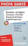 Psychomotriciens, ergoth�rapeutes : Annales corrig�es concours d'entr�e
