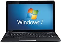 Asus Eee PC 1215N 12.1 inch Netbook (Intel Atom D525 1.8GHz + ION2, 2GB RAM, 250GB HDD, WLAN, BT 3.0, Webcam, Up to 7hrs battery life, Windows 7 Home Premium) - Black