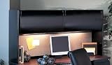 Mayline Group 48''W x 15''D Flipper Door Overhead with Soft Close Feature