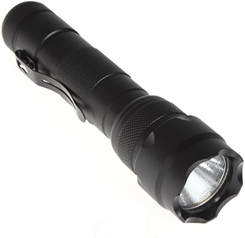 FBUY Securitylng 502B Purple Light Ultraviolet UV LED Flashlight Torch 18650 Aluminum Flash Light --- Emitting Color:Blue