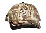 Joe Gibbs Racing #20 Tony Stewart Nascar Hat - #20 All Camo / Black Bill Tip