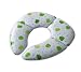Mommys Helper Cushie Traveler Folding Padded Potty Seat with Carry Bag, White with Frog Design