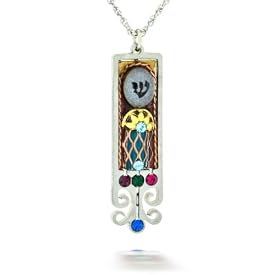 Mezuzah Necklace (decorative only) #0064