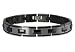 Black Tungsten Carbide Men's Link Bracelet (Length 7" - 10")