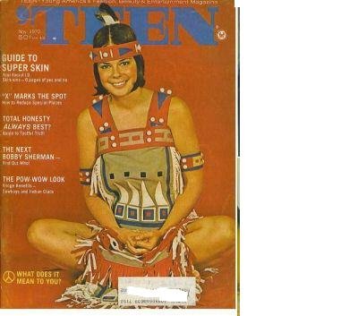 TEEN Magaine November 1970 David Cassidy, the Pow wow look
