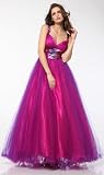 2128 SEQUIN BALL GOWN EVENING PROM HALTER DRESS