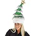 Elope Springy White Christmas Tree Hat, Multi-Colored, One Size