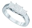 0.12CTW DIAMOND MICRO PAVE FASHION RING Size 7