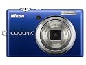 Nikon Coolpix S570 12MP Digital Camera with 5x Wide Angle Electronic Vibration Reduction (VR) Zoom and 2.7-Inch LCD (Blue)