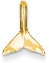 14k Mini Whale Tail Slide