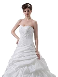 Spaghetti Strap Taffeta Ruched Wedding Dress 