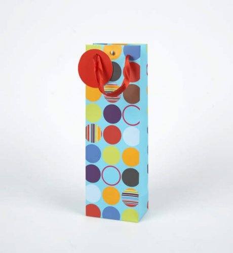 Bright Coloured Spots Bottle Bag