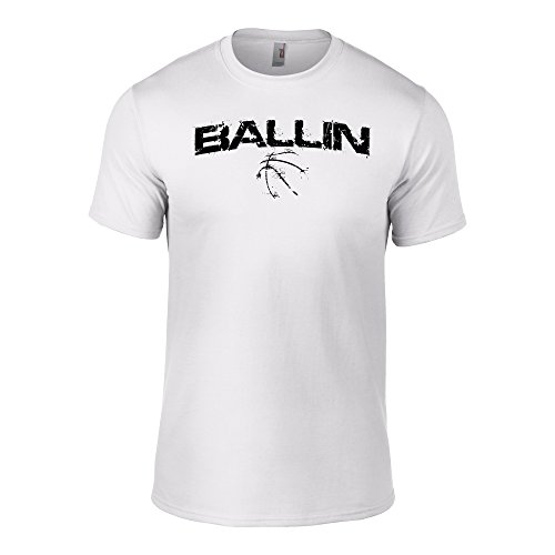 Basketball Ballin NBA, White t-shirt