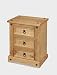 Corona 3 Drawer Bedside Chest