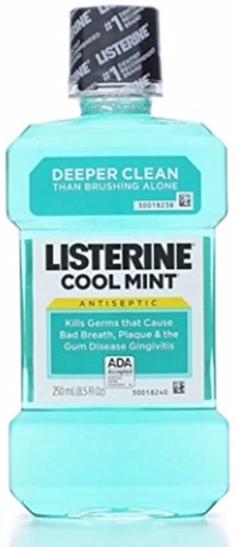 Listerine Antiseptic Mouthwash, Cool Mint 250 mL