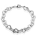 $25.95 Sterling Silver Heart Link Bracelet
