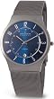 Skagen Men's Classic 233XLTTN Grey Titanium Quartz Watch with Blue Dial
