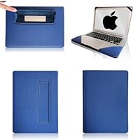 MacFolio Case & Cover | Blue | for MacBook Air 13' Fits model # MC968LL/A || MC965LL/A || MC996LL/A || MC504LL/A || MC503LL/A by SecondShells ®