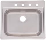 FrankeUSA FSG804NB Single Bowl Topmount Sink