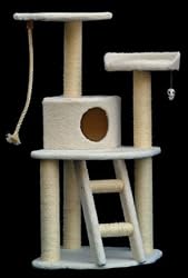 48" BUNGALOW - SHERPA Cat Condo tree Furniture Tower