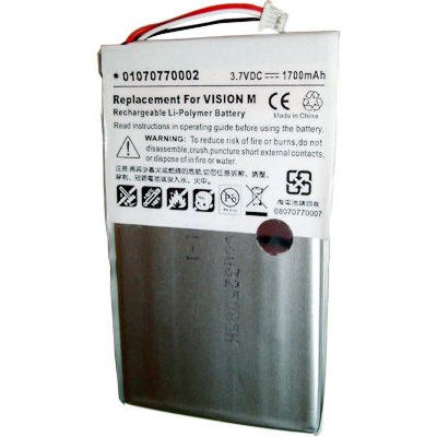 Cover image : HQRP Replacement Battery for Creative Zen Vision M MP3 Player ＋ Screwdriver for battery installation (Absolutely FREE)