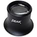 PEAK TS2048A13 Aluminum Jewelers Loupe, 3.3X Magnification, 0.9" Lens Diameter, 3" Focal Length