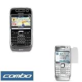 Transparent Clear Snap On Crystal Hard Cover Case + Clear LCD Screen Protector for AT&T Nokia E71 Cell Phone