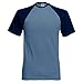 Fruit Of The Loom Mens Short Sleeve Baseball T-Shirt