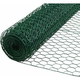 Poultry Netting, Green Vinyl, 36"X25' 1" GRN PLTRY NET