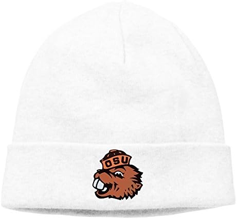 OPPERU Unisex Benny Beaver Beavers Oregon State Wool Turban Cap White One Size