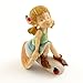 Top Collection Miniature Fairy Garden and Terrarium Pixie Sitting on Mushroom Figurine