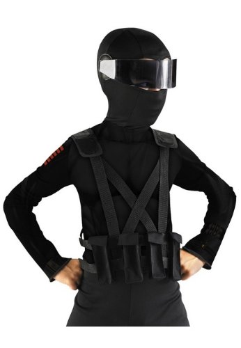  Gi Joe Snake Eyes Combat Vest and Holder - Costume Accessory