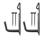 B.S壁用額受金具　 30mm 黒 2個入 DP-40 fukui