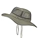Big Size Talson UV Mesh Bucket Hat - Grey (For Big Head)