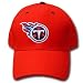 NFL TENNESSEE TITANS FITTED FIT RED HAT CAP 7 3/8 NEW