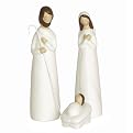 3 pc Porcelain Holy Family - (12")