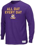 NCAA Men's Lsu Tigers Hitch And Go Long Sleeved Synthetic Tee (Purple,X-Large)