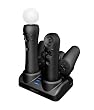 PlayStation 3 - Tridock 3-in-1 Move Charging System f�r Move, schwarz